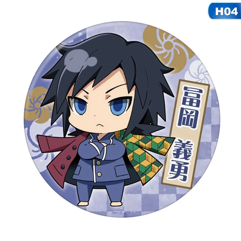 Аниме Demon Slayer: Kimetsu no Yaiba Kamado Tanjirou cosplay Bedge мультфильм коллекционные рюкзаки сумки значки Кнопка брошь булавки