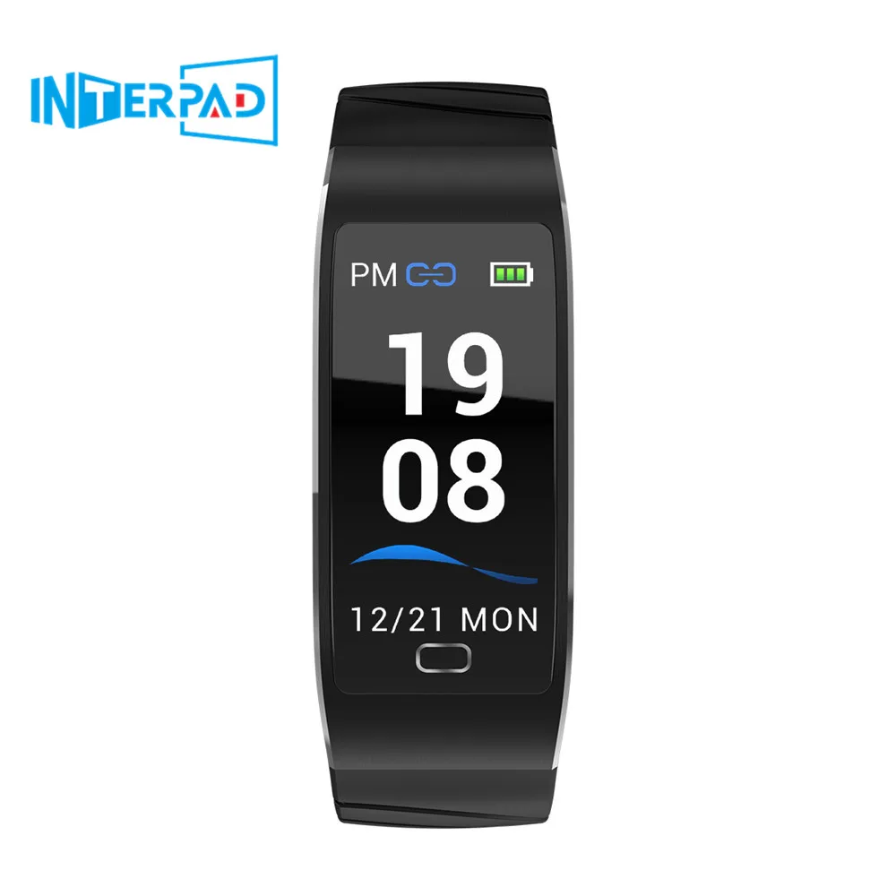 Interpad S7 для мужчин и женщин умный Браслет IP67 Водонепроницаемый измеритель артериального давления сна напоминание шагомер для Android ios