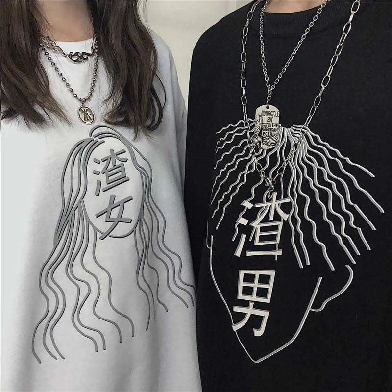 NiceMix, корейский стиль, ins, толстовки с круглым вырезом, с принтом, Harajuku, однотонная, осенняя, новинка, женская одежда, Повседневный, длинный рукав, пуловер и hoo
