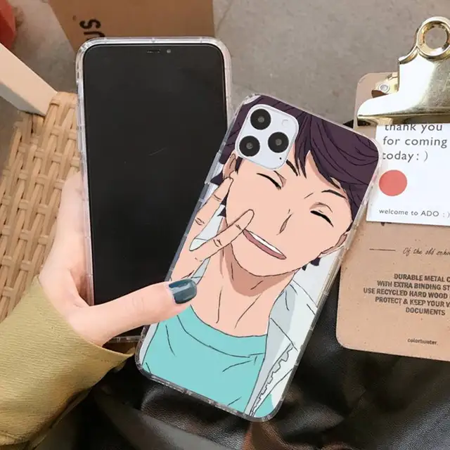YNDFCNB Anime Haikyuu Oikawa Phone Case for iPhone 11 12 pro XS MAX 8 7 6 6S Plus X 5S SE 2020 XR cover a6