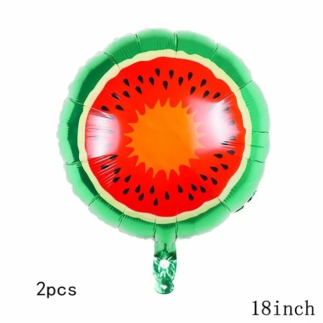 32Inch Donut Digital Foil Balloon Fruit Ice Cream Helium Balloon Birthday Party Decoration Kids Toy Sweet Digital Balloon Showe 2pcs as picture