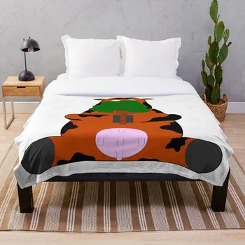 

Cow Hide Throw Blanket Soft Sherpa Blanket Bed Sheet Single Knee Blanket Office Nap Blanket