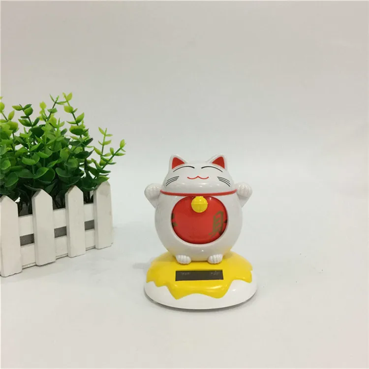 Перекрестное украшение автомобиля удача рекрут fu cai Cat солнечная ручка Meow вращающаяся кукла автомобиль интерьер автомобиля поставки подарок