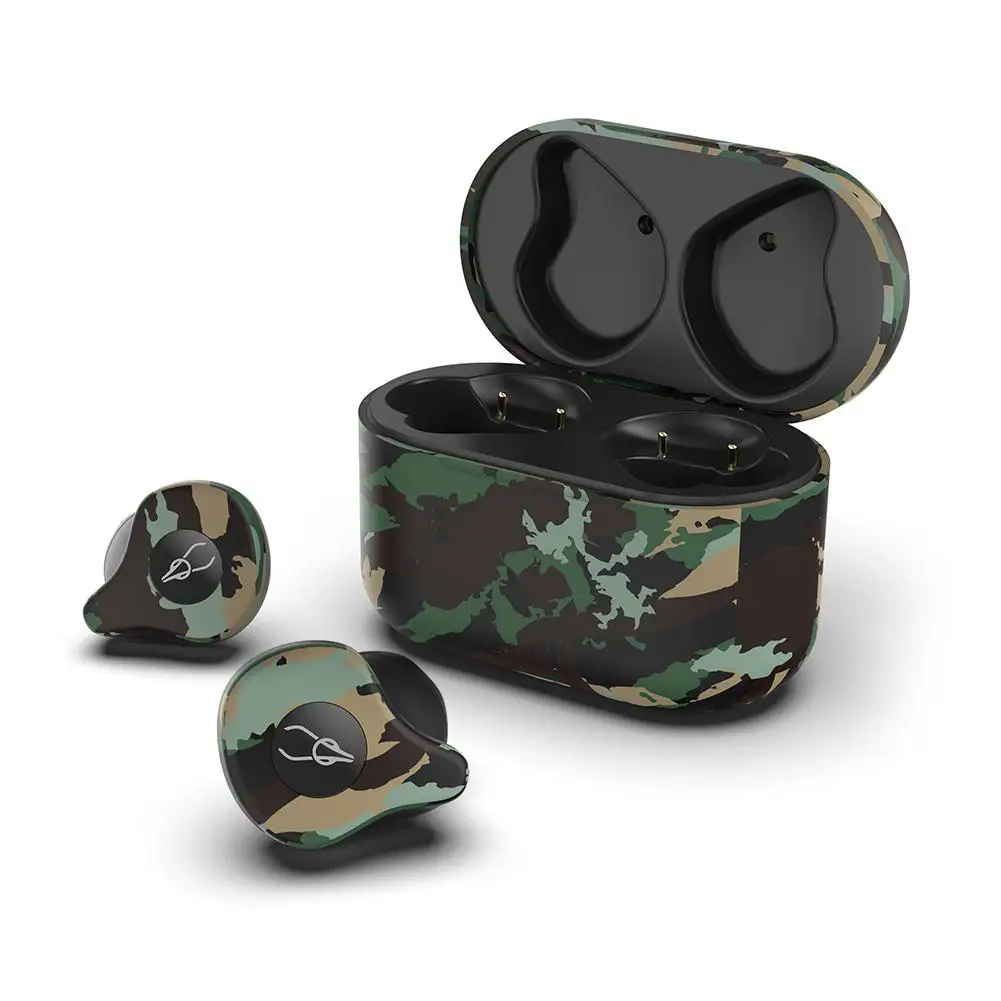 Sabbat X12 ультра-мини Bluetooth 5,0 наушники TWS наушники-вкладыши беспроводная гарнитура Камуфляжный стиль бинауральные HD стерео спортивные наушники - Цвет: Green