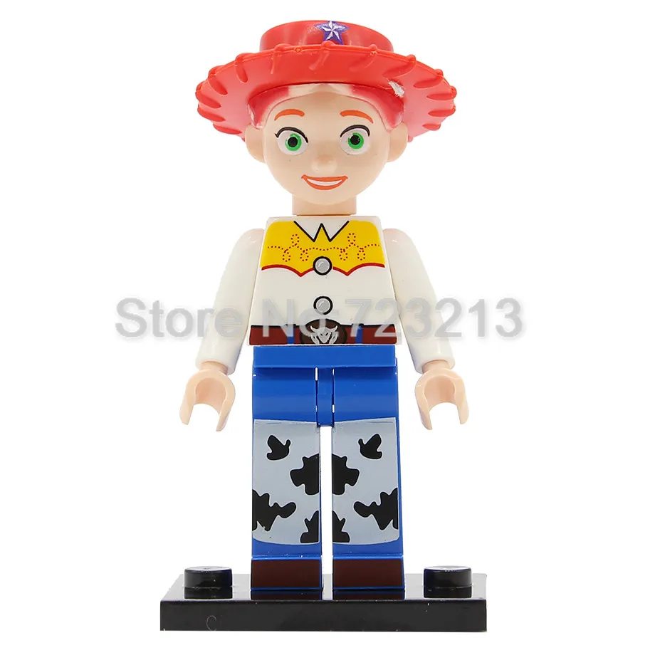 Single Sale Toy Story IV Figure Buzz Lightyear Woody Aliens Jessie Dragon Building Blocks Set Models Toys JR1712 - Цвет: Jessie