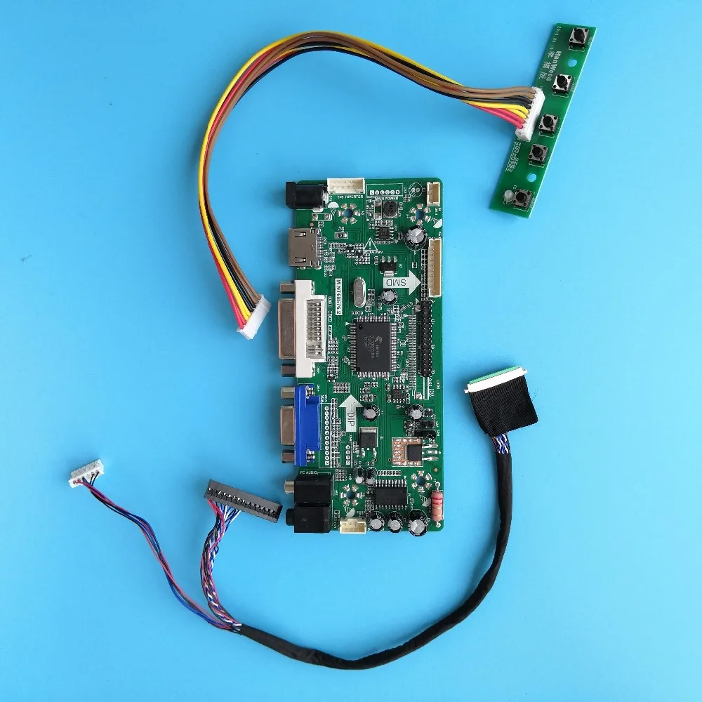 Комплект для дисплея LTN156AT35-P01 панель 15," экран 1366X768 ЖК светодиодный HDMI плата контроллера VGA Аудио DVI DIY монитор LVDS