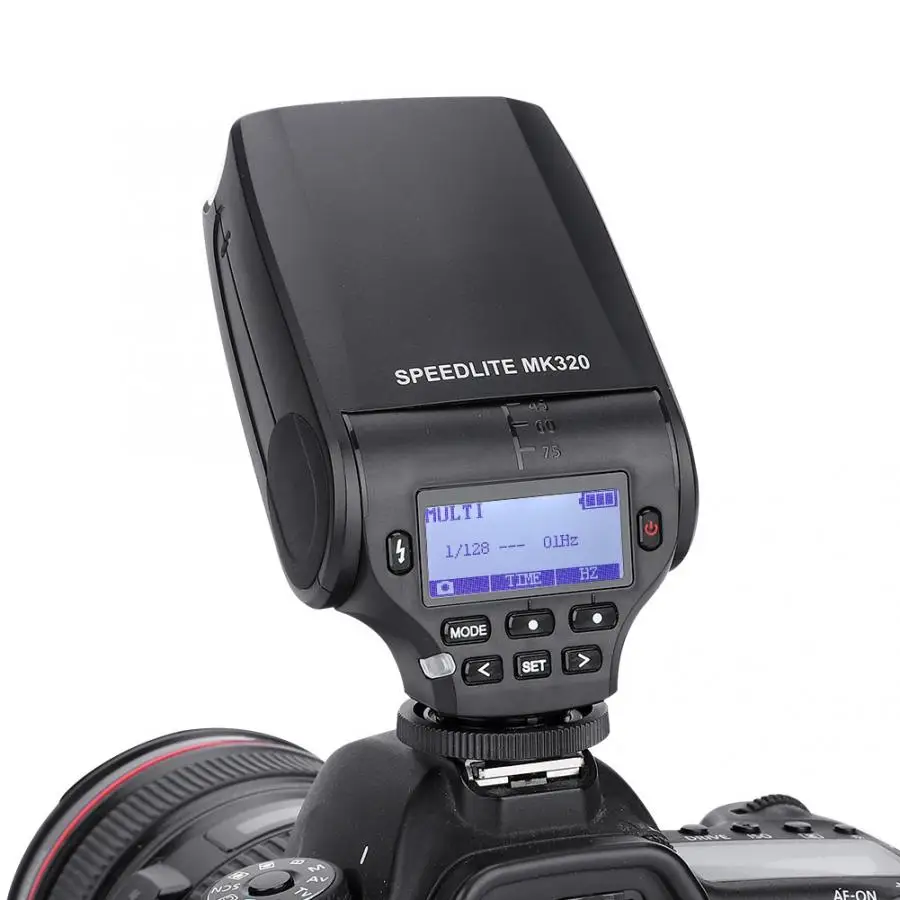 

Meike MK320-C Flash ITTL/ETTL Speedlite 5600k LCD screen for Canon Series DSLR Cameras Mini Flash Speedlite Photography Accessy