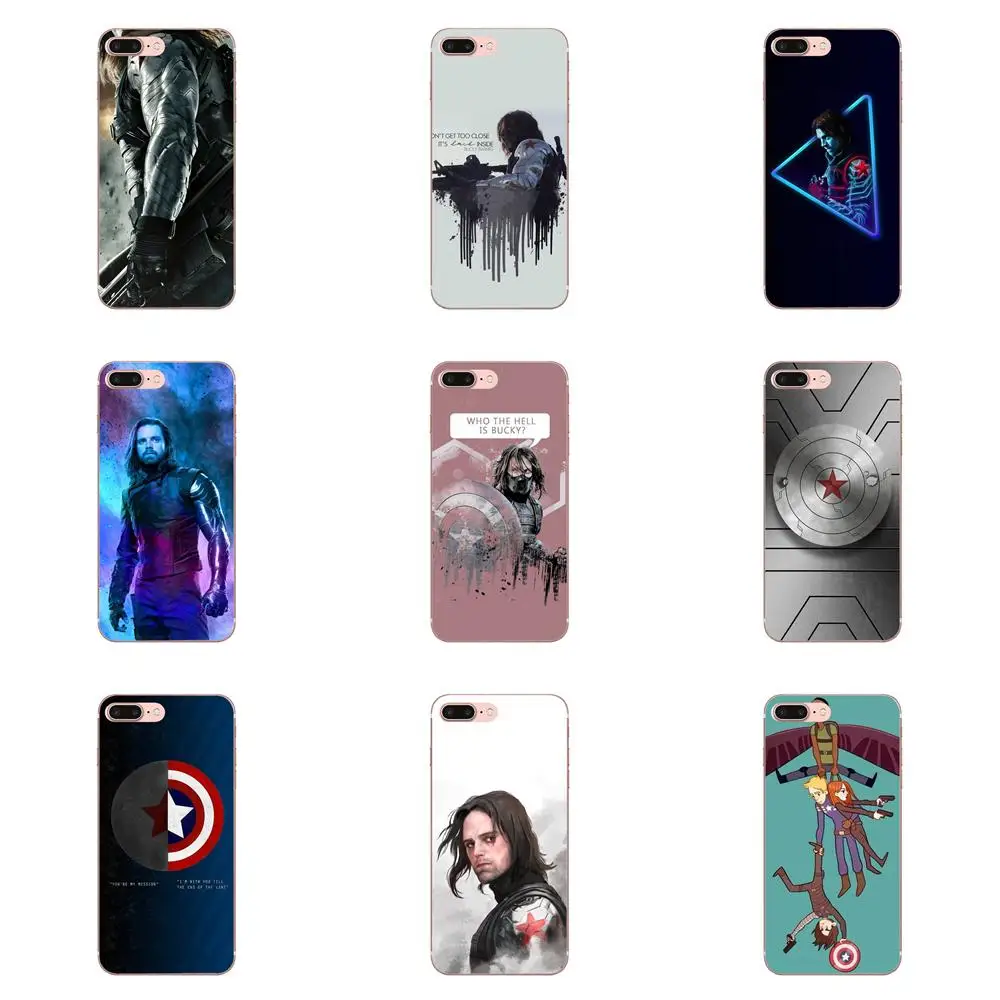 Soft Skin Painting Winter Soldier On Sale! Cool For Apple iPhone 4 4S 5 5C 5S SE 6 6S 7 8 11 Plus Pro X XS Max XR | Мобильные
