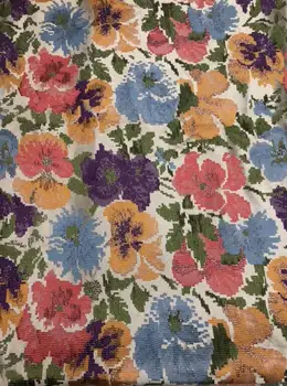 

Nigerian lace fabric L-9334 High Quality 5 yards flower Lace French Tulle Lace
