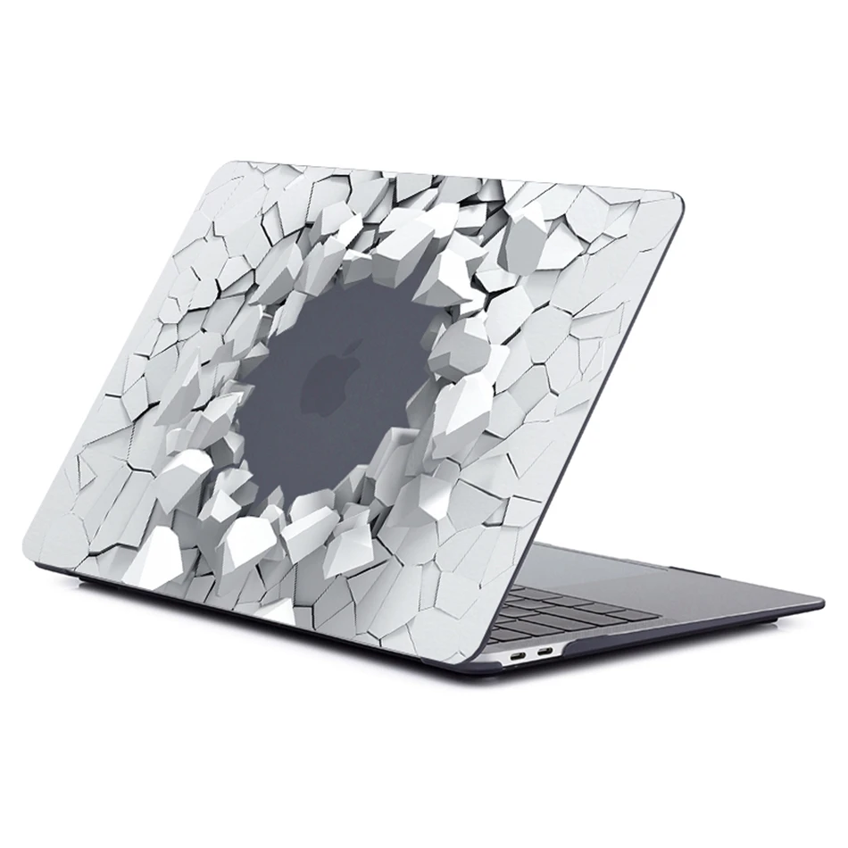 Чехол Sanmubaba для Macbook Pro retina 13,3 15,4 дюймов Touch Bar 3D печать жесткий чехол для Mac book Air Pro 11 12 13 15 чехол для ноутбука
