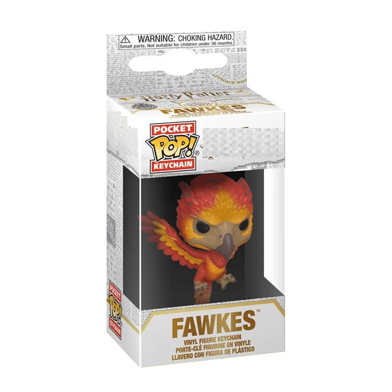 Fawkes Популярные новые Нарцисса Гарри Поттер Миртл Ограниченная серия Виниловая фигурка кукол модель игрушки для детей рождественские подарки - Цвет: Fawkes