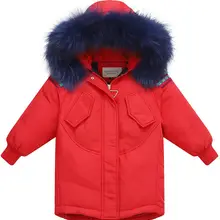 Coat Winter Outerwear Parkas Down-Jacket Mid-Long 110-160 Thicken CYF158 Girls Warm Korean-Fashion