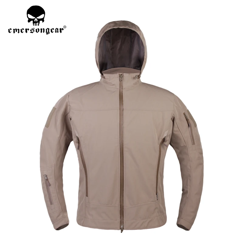 EM6873fg Emersongear, мужские флисовые куртки, уличные, для кемпинга, походов, зимнее пальто, для охоты, ветровка, куртка с капюшоном, охотничьи пальто EM6873 - Цвет: EM6873fg