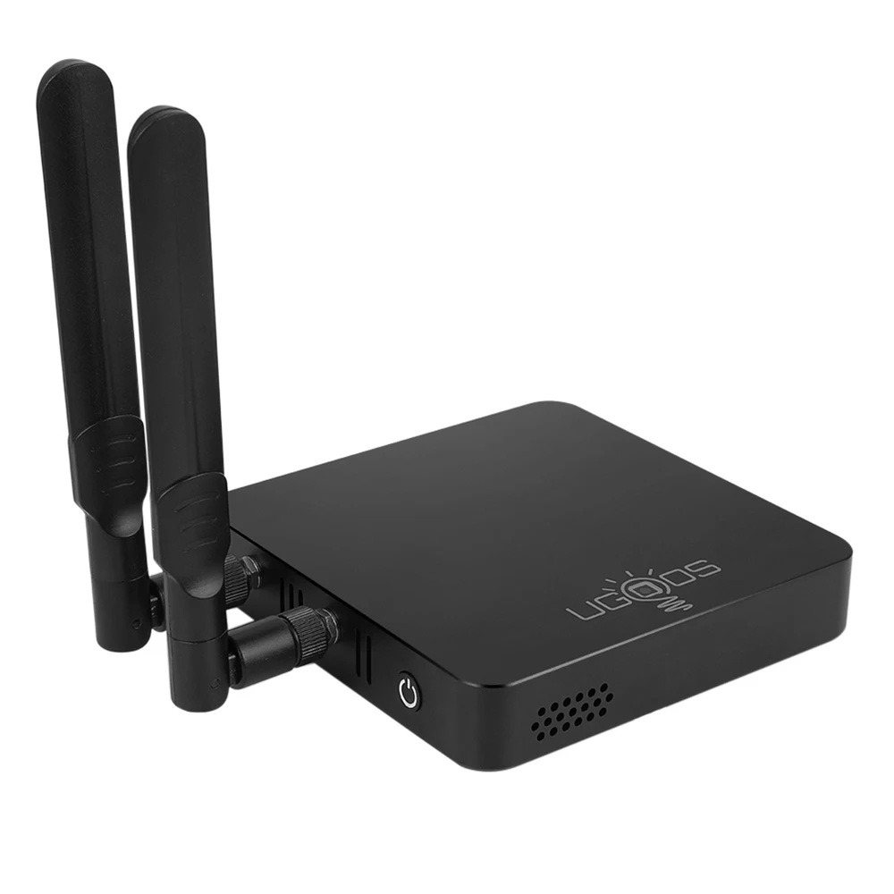 Оригинальная ТВ приставка Ugoos Am6 Plus S922x j 2 ГГц Android 9 0 Ddr4 4 ГБ 32 4K телеприставка Bluetooth