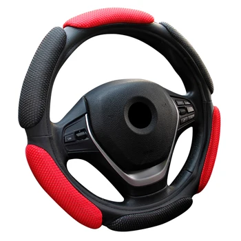 

Universal 15in Anti-slip Steering Wheel Cover 3D Mesh Breathable Automobile Steering-Wheel Protector Car Interior Accessories