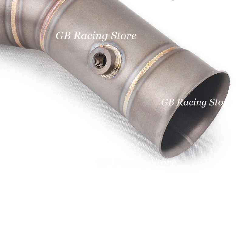 Silp on for Yamaha R1 YZF-R1 MT10 2009 2010 2011 2012 2013 2014 Motorcycle Middle Link Pipe Exhaust Without Muffler Tube Side - Image 2