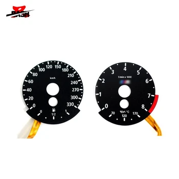 

DASH Brand New EL glow gauge for E9X 330KM 8000RPM Black Panel Reverse White Light