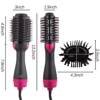 

Dropshiping 2 in 1 Hair Dryer & Volumizer Multifunctionl Hot Hair Brush Curler Roller Rotate Styler Comb Styling Hair Curling