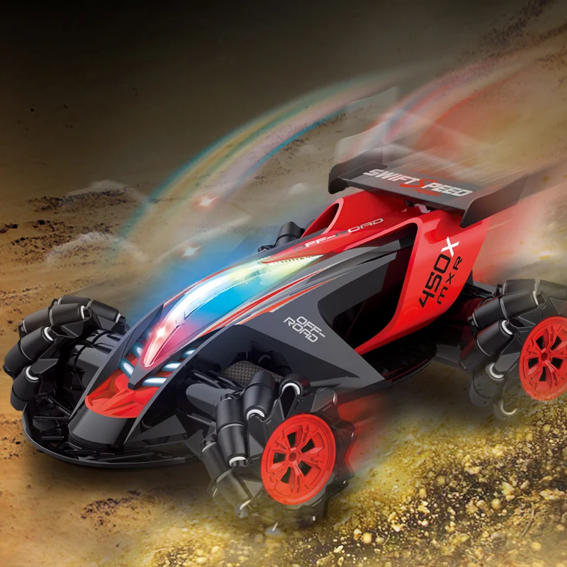 

New 4WD Off-road RC Car Toy 1/10 Stunt Tire Drift 360 Degree Spin Racing Vehicle For Children Christmas Birthday Gift