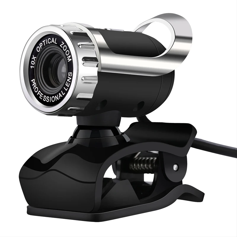 USB HD веб камера видеокамера с микро высокой четкостью клипсой на 360 градусов для