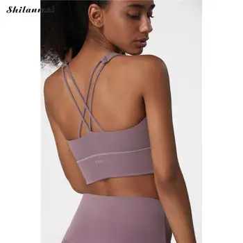 

Women Sport Bra Top Padded Yoga running Brassiere Fitness Sports Tank Top Female seamless Bra Push Up one pc Flexible lingerie