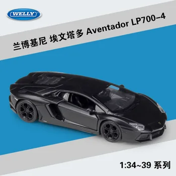 

Welly 1:36 Simulation Model Car Toy For Lamborghini AVENTADOR-LP700 Alloy Car Toy Model with Pull back function For Kids Gift