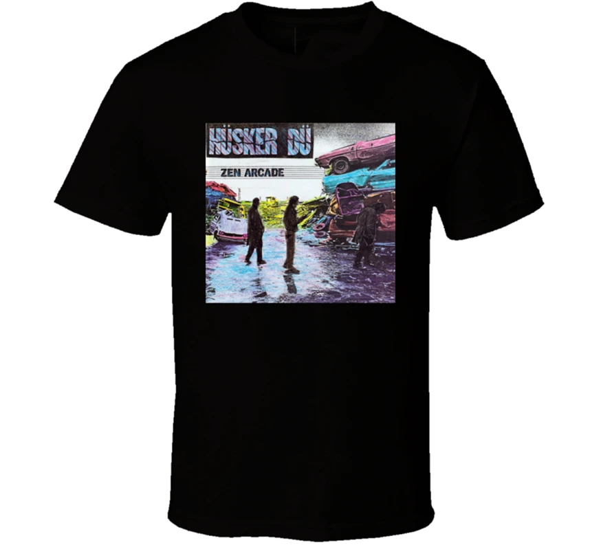 New Husker Du Zen Arcade Vintage 80'S Rock Album Men'S T-Shirt Size S-2Xl Summer O Neck Tops Tee Shirt | Мужская одежда