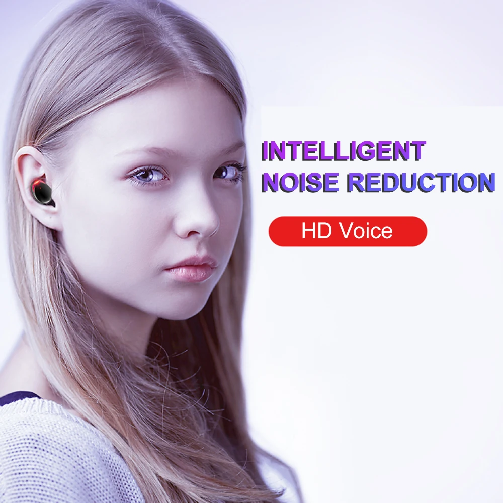 TWS-наушники F8 с поддержкой Bluetooth 5 0 и сенсорным управлением 1500 мА · ч | Электроника