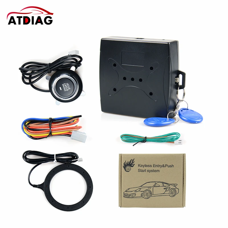 2021New автосигнализации автомобиля кнопка запуска двигателя RFID замок зажигания