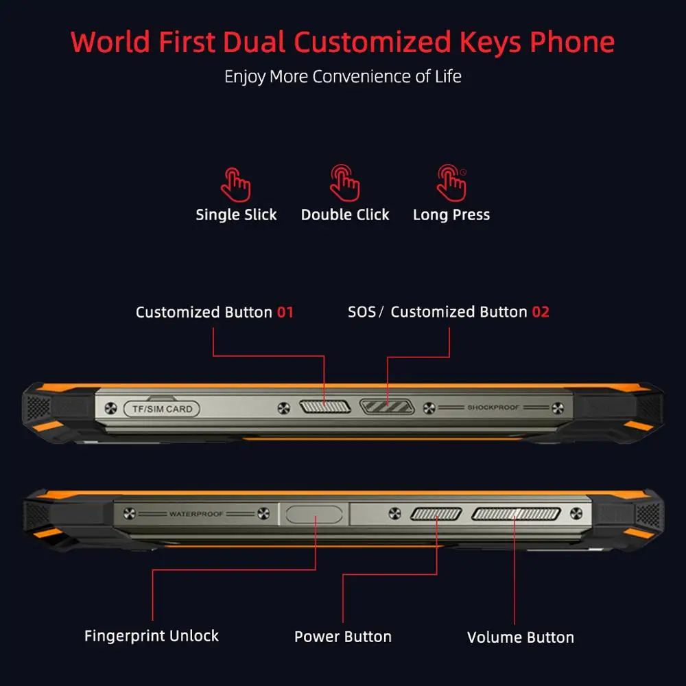 DOOGEE S88 Pro IP68/IP69K прочный мобильный телефон 10000 мАч 6 3 &quotFHD + безрамочный экран