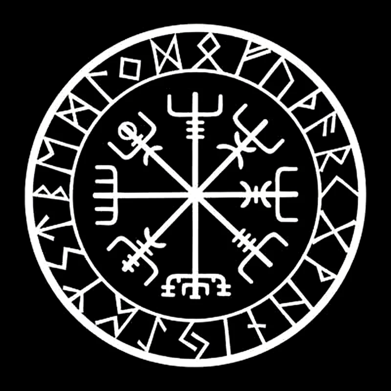 

Car Sticker Originality Compass Rune Car Styling Decal Motorcycle Personality Reflective Vinyl,15cm*15cm
