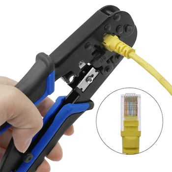 

Electrical cable crimper hand network tools pliers rj12 cat5 cat6 8p8c Cable Stripper pressing clamp tongs clip multi function