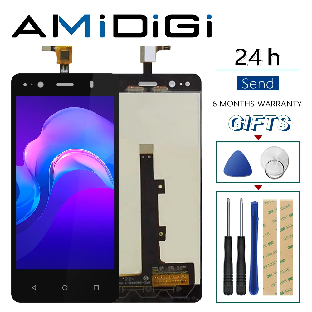 ЖК дисплей и сенсорный экран для BQ Aquaris M4.5 дигитайзер со стеклянной панелью в