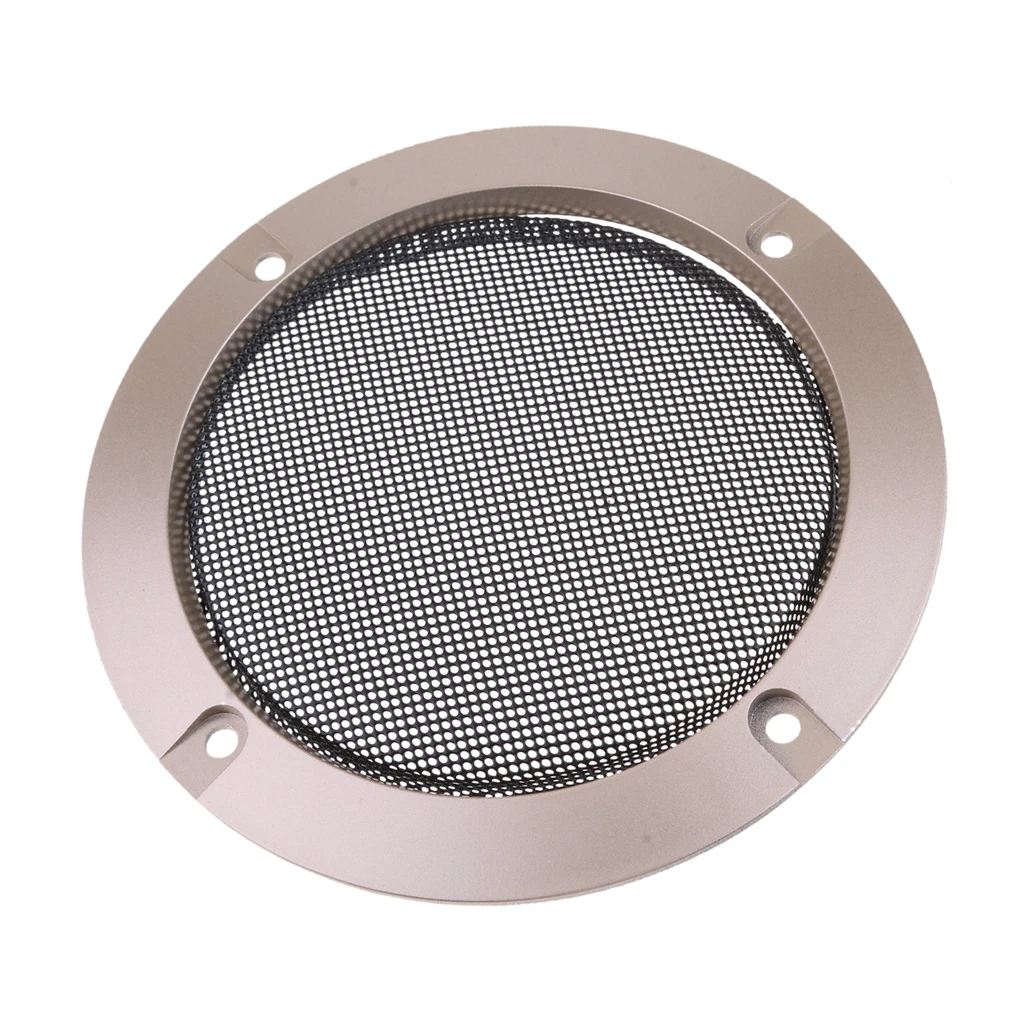 4'' Gold Speaker Decorative Circle SubWoofer Grill Cover Guard Protector Mesh