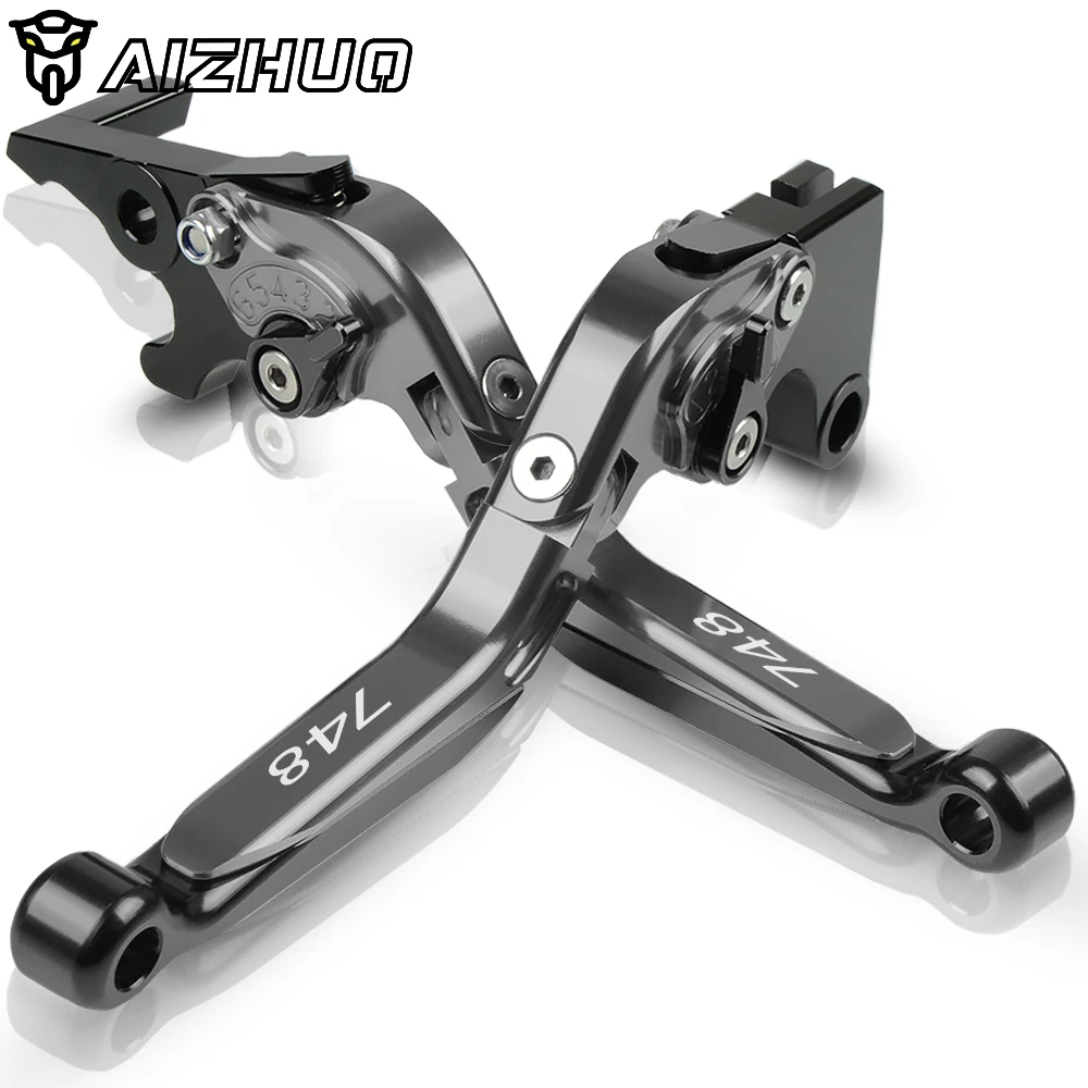 Для поездок на мотоцикле DUCATI 748 1995 1996 1997 1998 тормозной рычаг сцепления мотоцикл тормоза рычаг мотоцикла регулируемый складной сцепные рычаги - Цвет: O
