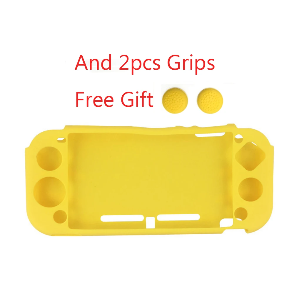 Silicone case ТПУ чехол для kingd Switch Lite чехол Funda для Switch Lite чехол Coque для kingdos NS легкий протектор оболочка аксессуары - Цвет: Silicone case