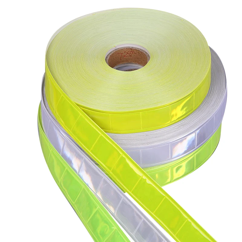 ZUJA High Visible PVC Clear Warning Reflective Tape for Clothing