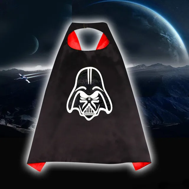 Black Cloak Световые звуковые игрушечные световые мечи пластиковый светодиодный меч Дарт Вейдер Маска плащ часы звезда военные игрушки для детей партии косплей подарок - Цвет: Black Cloak