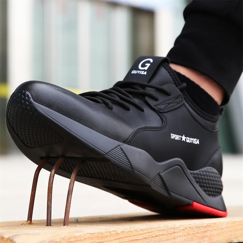 Mens Boots Non Slip Safety Trainers Safety Shoes Waterproof Mens