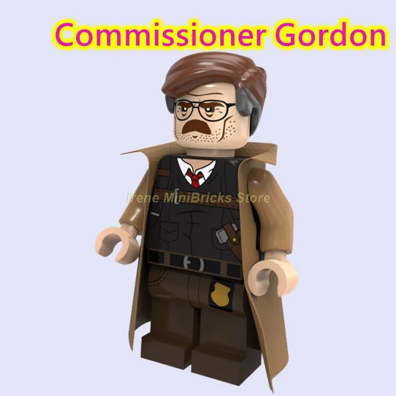 Gotham Gordon Брюс Уэйн Бэтмен Marvel фильм железные человеческие Мстители эндгейм Acrion фигурки в Конструкторы Игрушки для детей DC - Цвет: Commissioner Gordon