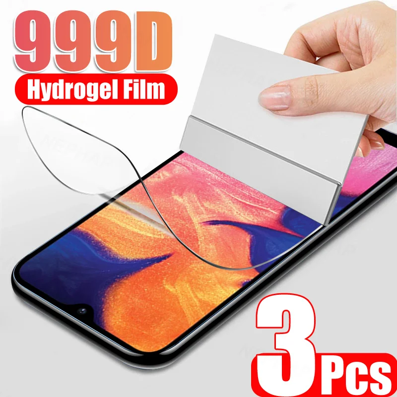 

3Pcs Hydrogel Film For Samsung Galaxy A10 A20 A30 A40 A50 A60 A70 A80 A90 Screen Protector For Samsung A30S A20S A10S A20E Film