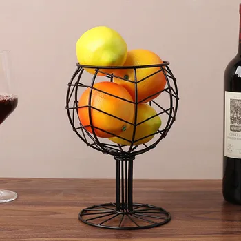 

Fruit Basket Container Bowl Metal Wire Basket Kitchen Rack Fruit Vegetable Storage Holder Snack Tray Bowl Table Storage S16