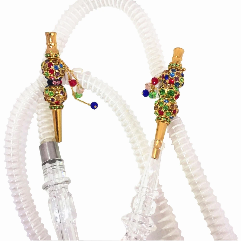 Кальян ручной работы инкрустированные ювелирные изделия мундштук кальяна металла кальяна рот советы Sheesha Chicha наргиле шланг Аксессуары
