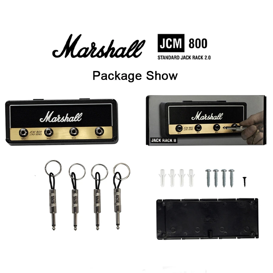 Ключ для хранения Marshall брелок-Гитара Держатель Jack II стойка 2,0 Электрический Подвесной ключ стойка Amp винтажный усилитель JCM800 стандарт