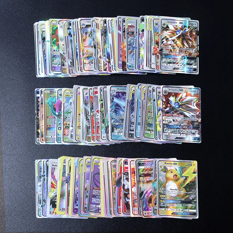 Kit Com 20 Cartas Pokemon Card Gx/Ex/VMAX/VBrilhantes - Takara