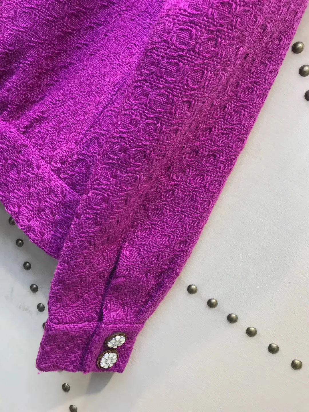 CC Tweed шерсть Зимний Блейзер Парижская Неделя моды подиумная дизайнерская коллекция