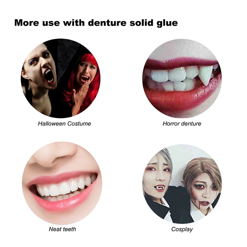 1PC 10/20/30g Bottled Denture Solid Tooth Gel Temporary Teeth Repair Kit False Glue |