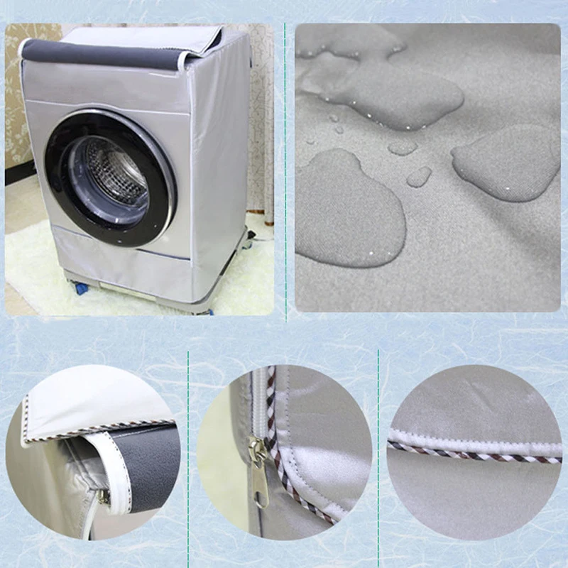 Водонепроницаемый молнии стиральная машина крышка фронтальная загрузка стиральная машина/сушилка пыленепроницаемый