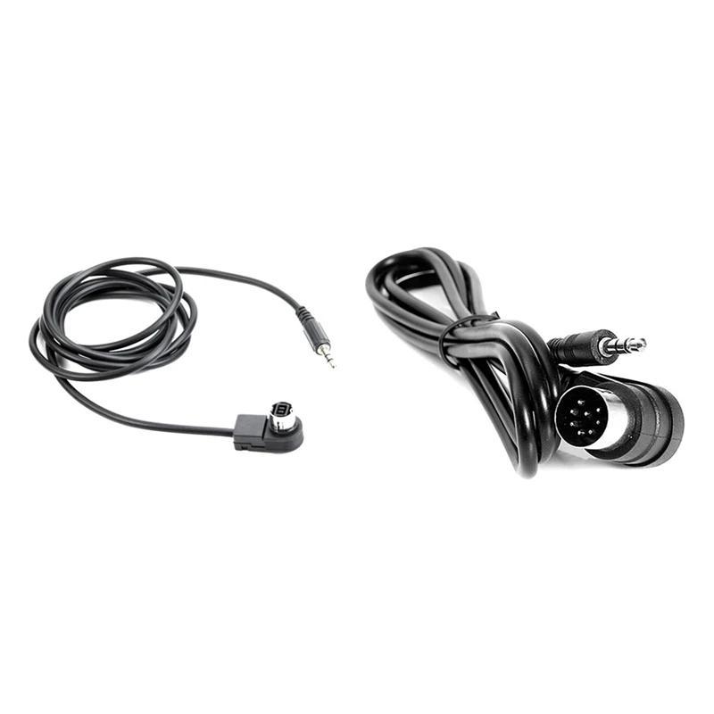 RISE Car 3.5Mm Stereo Jack For ALPINE/JVC Ai NET 4FT 100Cm Aux Audio Cable With Car 3.5Mm AUX