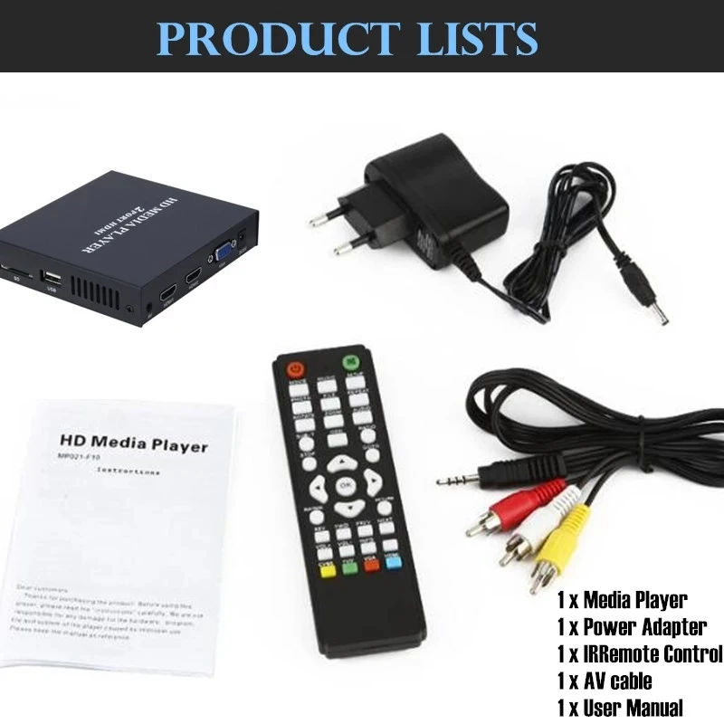 ̴ Ǯ HD 1080P USB  HDD ÷̾ ȣƮ  MKV AVI U ũ SD MMC 2x HDMI ̵  ÷̾  IR  緹 ÷̾ 